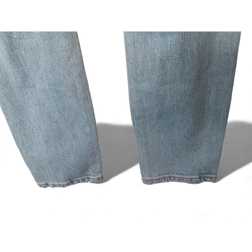 New with Tags Good American x Zara Ripped Classic Slim Jeans Light Wash Size 6 - Picture 7 of 15